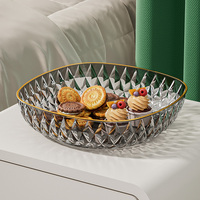 Luxe premium handgemaakte plastic PP schaalset voor luxe keukens, milieuvriendelijk gepolijst design voor verse snacks, salades & fruit