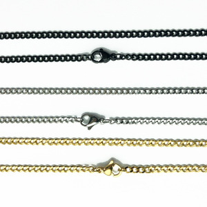 Collana a Catena Rolo Personalizzata in Acciaio Inossidabile 316L per <span class=keywords><strong>Uomo</strong></span> e Donna, Collana a Maglie Grezze - Product Image 2