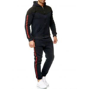Chándales deportivos con capucha antibacterianos transpirables de último diseño personalizados para hombre Conjuntos de chándal para correr de talla grande para invierno - Product Image 1