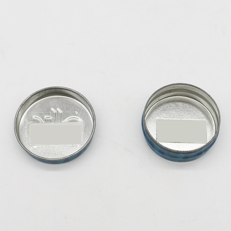 metal balm container