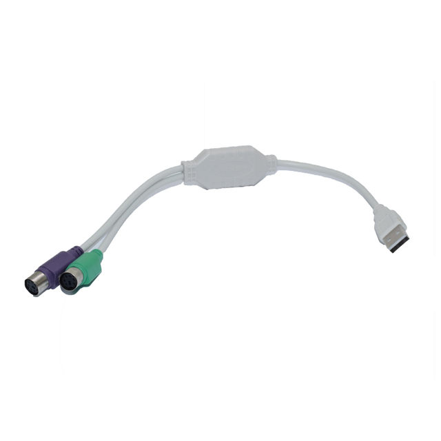 #9051 USB Male to Dual PS/2 Female Converter Adapter Cable for PS/2 Keyboard and Mouse