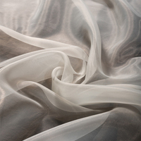 Tissu non tissé respirant en sergé de fil organique recyclé haute densité pour robes Hanfu, jupes, sacs, maillots de bain et textiles de maison pour femmes et garçons