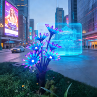 Lumières Fantastiques d'Avatar Créatives, Lumières de Jardin de Chrysanthème de Rêve pour la Scène d'Avatar, Décoration de Paysage Intérieur et Extérieur