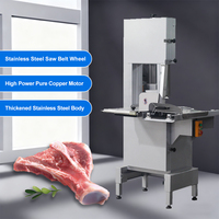 Scie à os et viande congelée industrielle à haute efficacité, en acier inoxydable SUS304 de qualité alimentaire, certifiée CE, personnalisable pour usage commercial