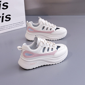 Baskets polyvalentes d'été pour étudiantes, respirantes, en toile blanche, style marche, pour la course décontractée, maille tendance - Product Image 3