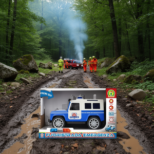 Voiture de police de secours tout-terrain avec sons, échelle 1:20, 3 ans et plus - Product Image 3