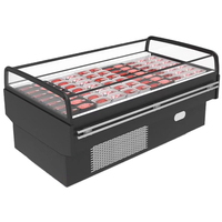 Vitrine Réfrigérée Monotempérature en Acier Inoxydable pour Viande XY Supermarket