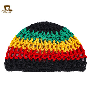 <span class=keywords><strong>Filet</strong></span> à <span class=keywords><strong>cheveux</strong></span> en maille crochetée multicolore style jamaïcain, en rayonne tricotée, type snood, couvre-chignon, ornement <span class=keywords><strong>pour</strong></span> <span class=keywords><strong>la</strong></span> <span class=keywords><strong>nuit</strong></span>, accessoires capillaires - Product Image 3