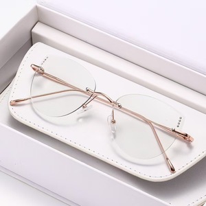 <b>Frameless</b> Cut Edge Photographic Color-Changing Cyber Celebrity Nearby Mirror Pure Gold Silk <b>Frameless</b> Ultra Light Glasses <b>Frame</b> - Product Image 2