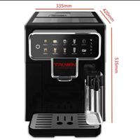 Machine à café expresso professionnelle automatique en acier inoxydable, système de brassage commercial, pression de 15 bars, vente chaude