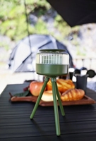 Ventilateur anti-moustiques sans pales Jiawei innovant pour le camping en plein air, rechargeable par USB, en ABS/PP/PC, portable et suspendable verticalement
