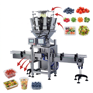 Machine <span class=keywords><strong>de</strong></span> remplissage multifonctionnelle multi-têtes pour tomates cerises avec emballage en boîte et en clamshell - Product Image 1