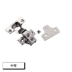 บานพับประตูหนาแบบแผงแคบพร้อมแขนสั้นและระบบไฮดรอลิก - Product Image 2