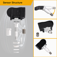 Sensor de presión de neumáticos TPMS directo de fábrica 50547691 50554747 S180245002 A2C97145802 para Alfa Romeo Maserati
