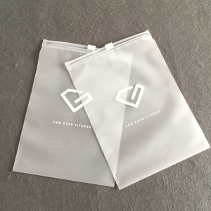 Commercio all'ingrosso Logo Personalizzato Stampato Glassato Sacchetti di Sacchetti a Chiusura lampo di Plastica Della Chiusura Lampo sacchetto di imballaggio di plastica