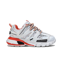 Chaussures de sport à lacets fermées de luxe en gros, tendance rétro, célèbre designer 3.0 Led