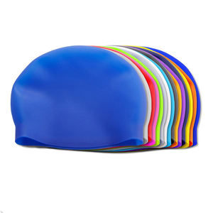 Bonnet de bain en silicone sans couture personnalisé avec logo OEM, conception étanche sans couture pour clubs et équipes de natation - Product Image 6