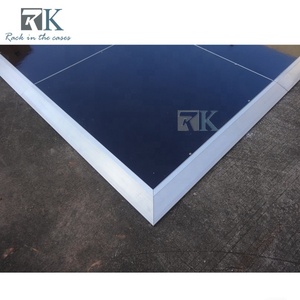 Piste de danse de haute qualité avec plate-forme noire et bords en aluminium - Product Image 5