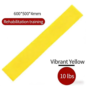 Bande élastique de yoga en TPE, équipement de fitness pour les hanches, outils d'entraînement de résistance unisexe, pour squats profonds, levée des fessiers, étirements - Product Image 6