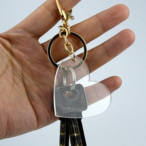 60 gói 2 inch Acrylic tim Keychain khoảng trống Acrylic trái tim đĩa với Lỗ 1/8 inch dày cho DIY Keychain - Product Image 4