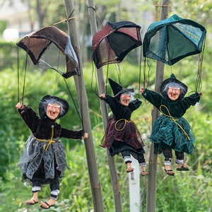 DAMAI porte décorative suspendue Halloween fête sorcière accessoires volants Parachute cintre barre fantôme maison hantée décoratif horreur jouet - Product Image 6