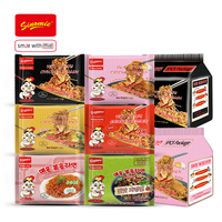 Nouilles instantanées coréennes en gros : poulet épicé / fromage / carbonara / 2X épicé / Jjajang