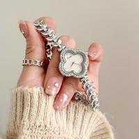 Jam Tangan Wanita Scottie 9688 Fashion Multiwarna 4 Daun Tahan Air Berkualitas Tinggi dengan Mesin Quartz