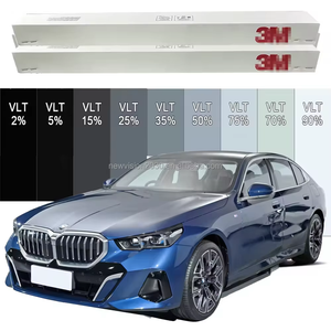 Film teinté pour vitres de voiture professionnel 30*1.52 mètres 50% 90% VLT Nano céramique <span class=keywords><strong>UV</strong></span> 99% Anti-rayures Adhésif 3M 8803 pour voitures - Product Image 2