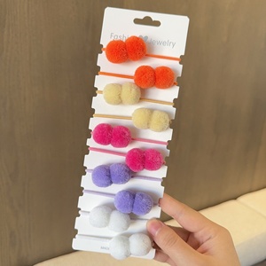 Lot de 10 bandeaux élastiques en nylon à pois pour filles, style européen et américain, accessoires pour cheveux, cadeau - Product Image 4