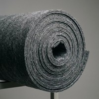 Tissu en feutre polyester non tissé aiguilleté 100m - Résistant à l'huile, brossé, effet suède, Ripstop, anti-abrasion, anti-déchirure, anti-traction