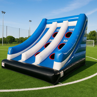 Jeux de tir commercial gonflables robustes pour cibles de basket-ball et de football, installation facile, terrain polyvalent en PVC