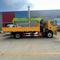 Camión Grúa Plegable de Servicio Pesado Dongfeng 6x4 de 10 Toneladas con Control Remoto por Radio para Logística de Carga de Contenedores Portuarios