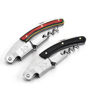 Роскошная винная Упаковка из искусственной кожи с штопоном, пробковым винтом, винный нож, элегантная подарочная коробка для штопора и штопор - Product Image 6