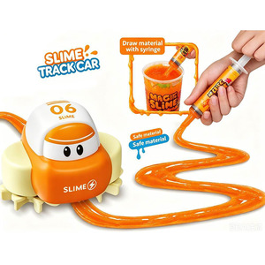 Nouveauté : Jouet anti-stress DIY – <span class=keywords><strong>Voiture</strong></span> sur piste de slime magique, kit de slime sûr, doux et non collant, avec fonction de conduite automatique à une touche - Product Image 6