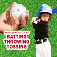 Ensemble cadeau de batte de balle de pickleball de taille officielle de baseball de haute qualité Ensemble de balle et batte de pickleball personnalisées avec bases de lancer