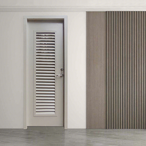 Porte a Battente in <span class=keywords><strong>Legno</strong></span> Massello Impermeabili, Stile Moderno e Tradizionale, per Interni, Camera da Letto, Soggiorno, Centri Commerciali - Product Image 4