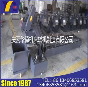 조절 가능한 속도 후아데 브랜드 항균 CNC 기계 도구 칩 컨베이어 스테인리스 스틸 체인 플레이트 스크래핑 컨베이어 - Product Image 4