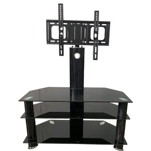 Mesa <span class=keywords><strong>de</strong></span> <span class=keywords><strong>TV</strong></span> Moderna <span class=keywords><strong>de</strong></span> Vidrio con Luces LED, <span class=keywords><strong>de</strong></span> Alta Calidad y Precio Económico <span class=keywords><strong>de</strong></span> Fábrica - Product Image 1