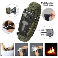 Fourniture d'une trousse de survie 45 en 1 Outils d'équipement de survie tactique EDC Trousses de premiers soins