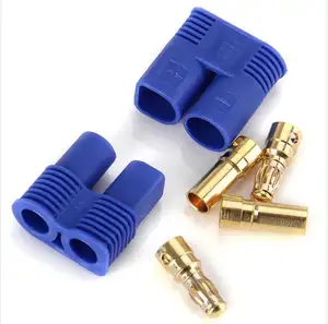 EC3 Banana Plug Connectors Female Male Gold Bullet Connector for RC ESC LIPO Battery Device Electric Motor (1 Pair)