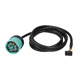 מפעל מותאם אישית 9 pin j1939 דויטש obd eld כבל