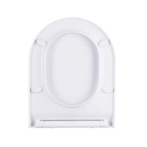 <span class=keywords><strong>Tapa</strong></span> de inodoro moderna y delgada con forma de U, cierre suave, <span class=keywords><strong>bisagras</strong></span> de liberación rápida, artículos sanitarios, asiento de inodoro de PP - Product Image 3