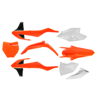 OTOM Kit Carénage Complet Moto Cross en Plastique pour KTM EXC EXCF SX SXF XC XCF XCW 125 250 350 450 Modèles 16-18