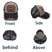 Gorra de camionero de malla Richardson con diseño de caballo de cobre 3D unisex, bellamente bordada, estilo vaquero occidental para pesca de moda en la playa