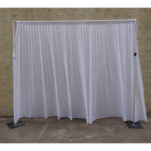 Aluminum <b>backdrop</b> stand pipe and drape kit for <b>party</b> event decor - Product Image 1