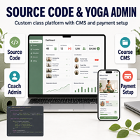 Développement d'une application de yoga bien-être avancée pour iOS et Android avec cours vidéo, sessions en direct, plans d'entraînement LionCreate