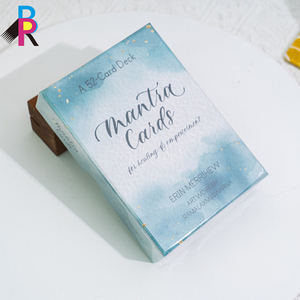 Hot Sale Custom Design Deck Van Self-Love & Self-Healing Positieve Affirmaties Kaarten Gemaakt Van Duurzaam Papier Materiaal