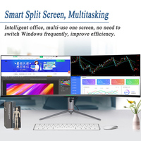 Monitor Curvo de 49 Pulgadas, Pantalla de Ordenador de 120 Hz, Monitor LCD, Monitores para Juegos 5K
