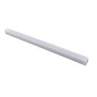 Profilé en aluminium durable pour éclairage LED encastré de meuble, idéal pour cuisine et éclairage de présentoirs