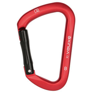 Mosquetón Tipo D Xinda, Apertura de 2.8 cm, 30 Grados, Aleación de Aluminio, Hebilla de Seguridad para Montañismo, Equipo de Escalada al Aire Libre - Product Image 3